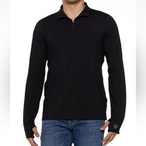 New Allbirds Men’s Natural Run Mid Layer in Natural Black Size L